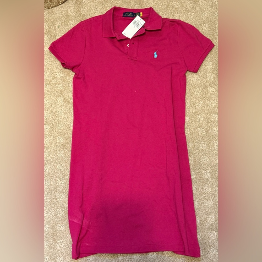 NWT Womens Pink Polo Dress SOLD
